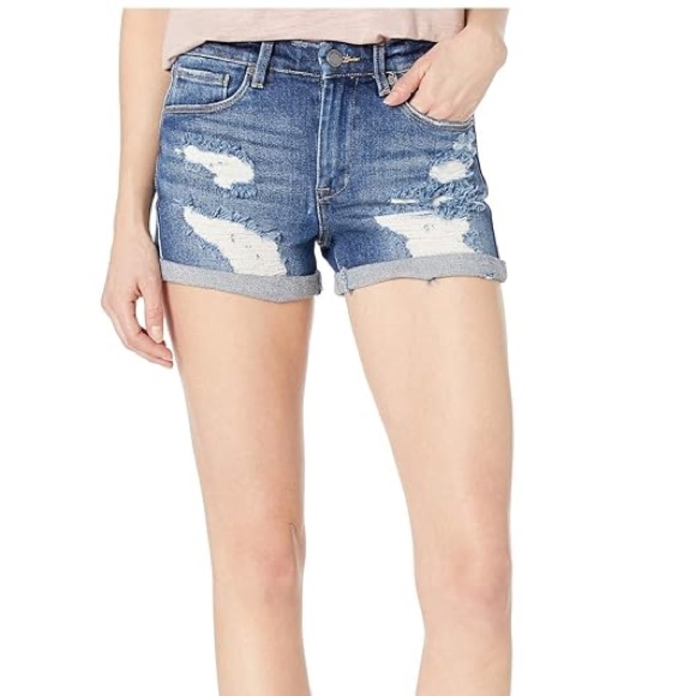Blanknyc the Fulton light wash shorts